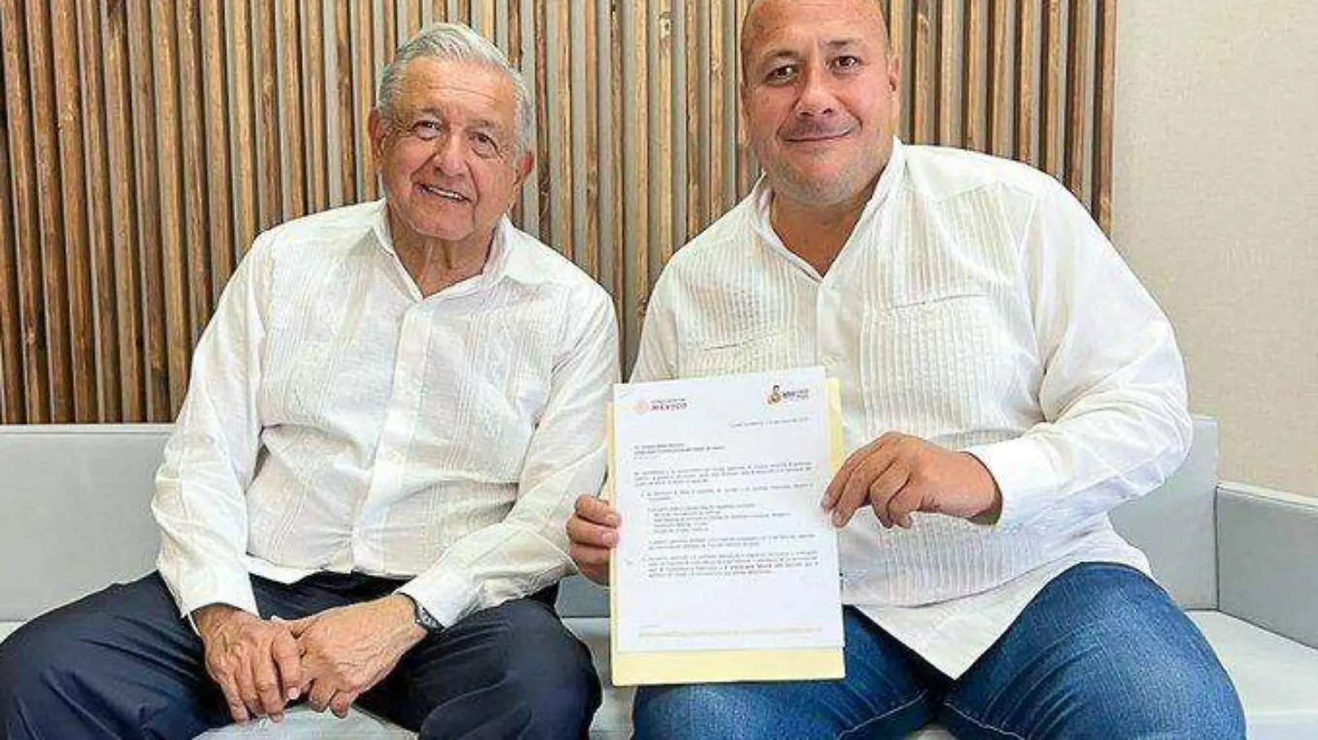 Enrique Alfaro y López Obrador